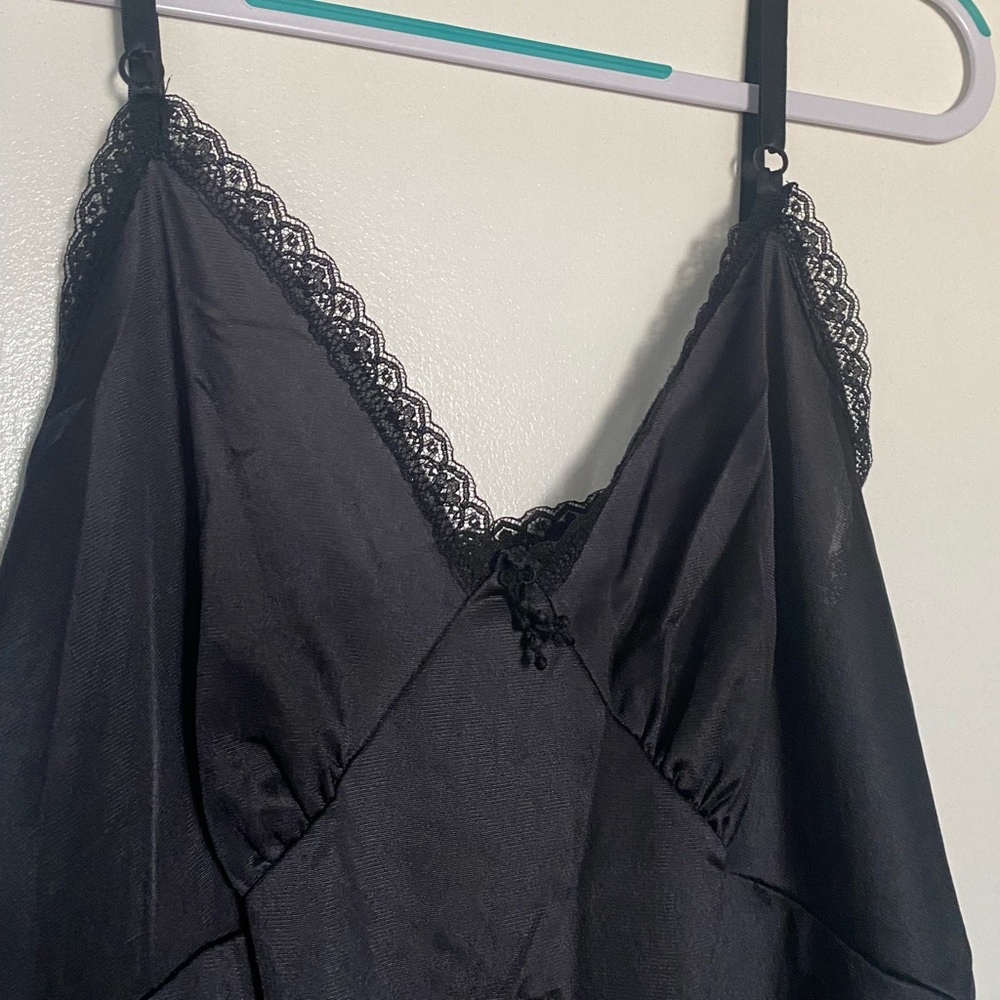 Sears Black Slip Dress